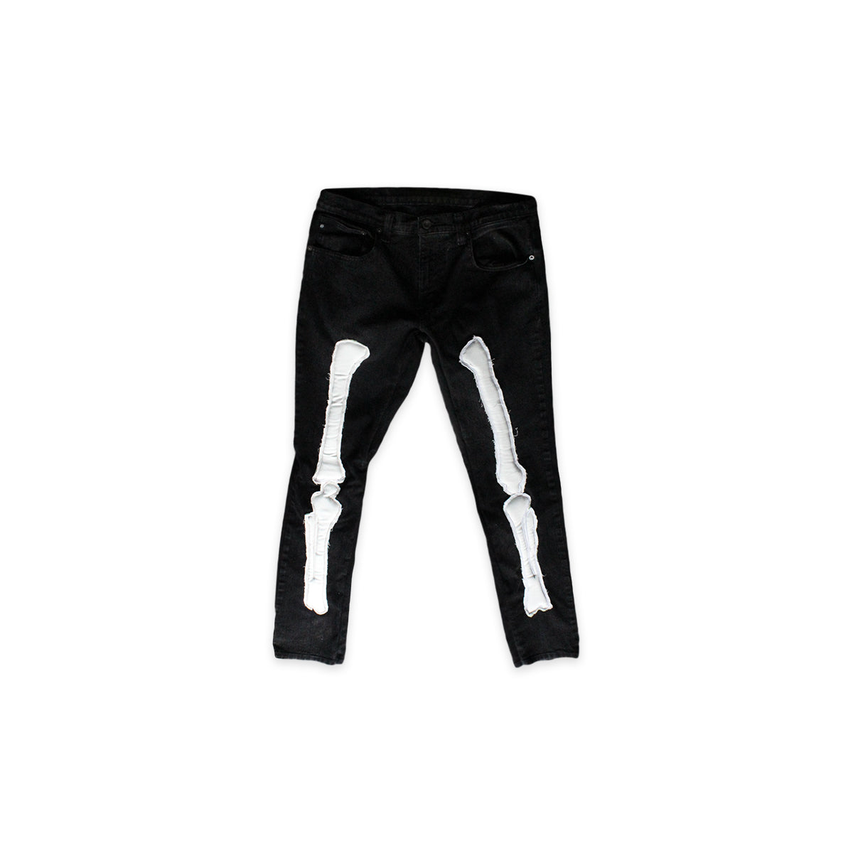 XXIII Skeleton Pants Black/White